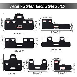 21Pcs 7 Styles Acrylic Templates&nbsp;DIY-PH0030-07