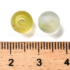 Frosted Transparent Acrylic Beads&nbsp;OACR-F013-13H