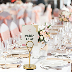Stainless Steel Table Card Stands Display Holder&nbsp;ODIS-WH0030-290