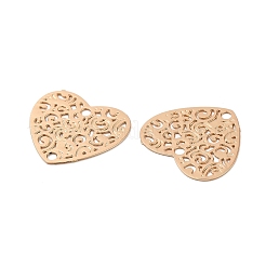 Rack Plating Brass Connector Charms&nbsp;KK-Q792-19LG