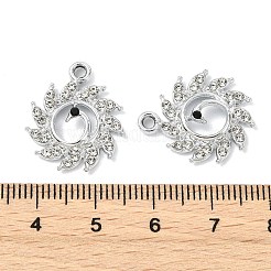 Animal Theme UV Plating Alloy Crystal Rhinestone Pendants&nbsp;ALRI-T012-07H-P