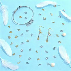 52Pcs 2Bags 2 Colors 304 Stainless Steel Pendants&nbsp;STAS-GA0002-30