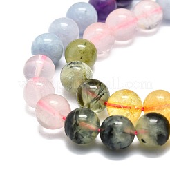 Natural Mixed Gemstone Beads Strands&nbsp;G-E576-07C