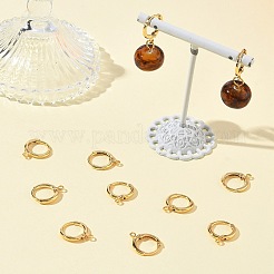 SHEGRACE Brass Leverback Earring Findings&nbsp;XGR0015G-72G