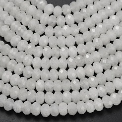 Natural White Jade Beads Strands&nbsp;G-Z111-A36