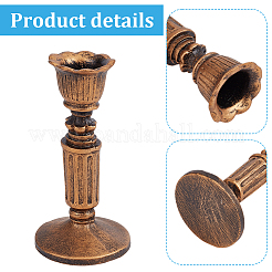 Resin Candelabrum&nbsp;DJEW-WH20023-001B