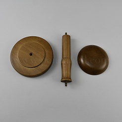 Wooden Hat Display Stands for Desktop&nbsp;ODIS-WH0086-240B