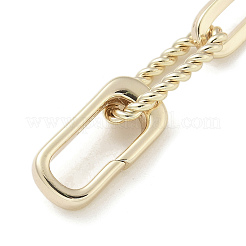 Brass Ends with Chains&nbsp;KK-M308-16G