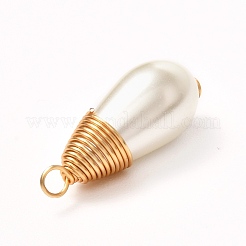 Glass Pearl Pendants&nbsp;PALLOY-JF00898