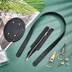 PU Leather Oval Bag Bottom&nbsp;FIND-PH0001-51