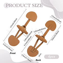 Leather Toggle Buckles&nbsp;FIND-WH0199-469A