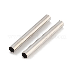 Brass Tube Beads&nbsp;KK-B120-03L-P