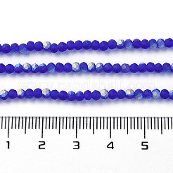Imitation Jade Glass Beads Strands&nbsp;EGLA-A034-T2mm-MB06