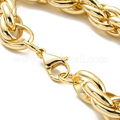 Ion Plating(IP) 304 Stainless Steel Rope Chain Bracelets&nbsp;LS-BJEW-D030-09G