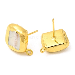Natural Pearl Stud Earring Findings&nbsp;KK-M251-01G