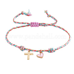 Brass Charm Bracelets&nbsp;LU5248-5