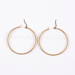 304 Stainless Steel Hoop Earrings&nbsp;EJEW-P040-45