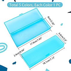 5 Colors Polypropylene(PP) Box&nbsp;CON-BK0001-002