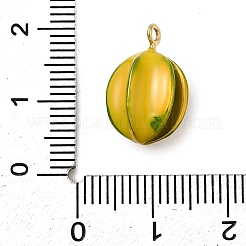 304 Stainless Steel Enamel Pendants&nbsp;STAS-I355-13G-03