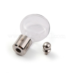 Glass Bottle Pendants&nbsp;GLAA-H105-10P