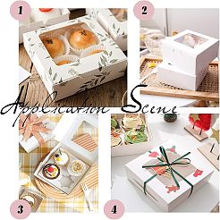 Marble Pattern Paper Cardboard Jewelry Boxes&nbsp;CON-FH0001-27