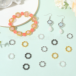 100Pcs 4 Colors Alloy Bead Frame&nbsp;FIND-SC0017-87