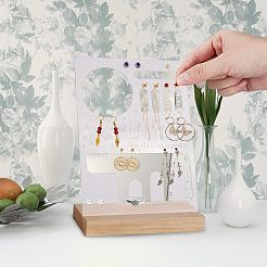 Transparent Acrylic Jewelry Display Stangs&nbsp;EDIS-WH0034-01