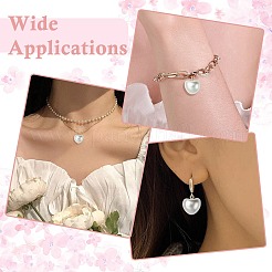 6Pcs 6 Styles Shell Pearl Pendants&nbsp;KK-CJ0003-73