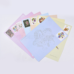 DIY Paper Quilling Strips Sets: Random Color Paper Quilling Strips&nbsp;DIY-S038-001