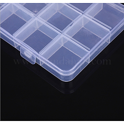 Transparent Plastic Bead Containers&nbsp;CON-YW0001-10