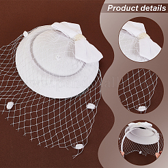 2 Sets 2 Colors Mesh Veil Hair Bands&nbsp;MRMJ-GA0001-23