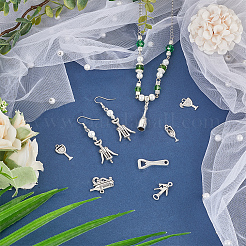 54pcs 9 styles Tibetan Style Alloy Pendants&nbsp;FIND-SC0010-71