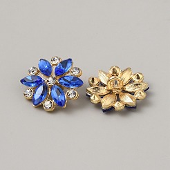 Flower Sew on Rhinestone&nbsp;FIND-WH0152-558KCG-01