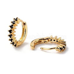 Dainty Cubic Zirconia Small Huggie Hoop Earrings&nbsp;EJEW-C002-16G-RS