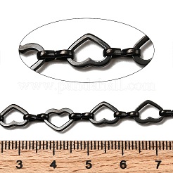 304 Stainless Steel Heart Link Chains&nbsp;CHS-S012-18B