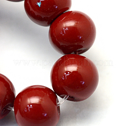 Baking Paint Pearlized Glass Pearl Round Bead Strands&nbsp;HY-Q003-6mm-35