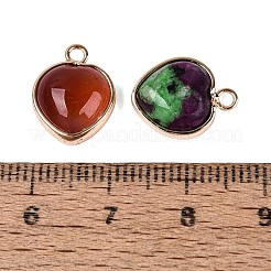 Natural & Synthetic Mixed Stone Pendants&nbsp;G-N371-18B-G