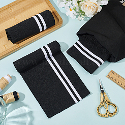 2Pcs Polyester Elastic Ribbing Fabric for Cuffs&nbsp;AJEW-BC0007-93