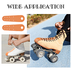 PVC Leather Flat Toe Guard Protector&nbsp;FIND-WH0013-65E