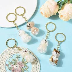Iron Plastic Keychains&nbsp;KEYC-FZC0001-001B-G