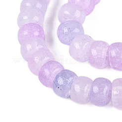Ombre Effect Dyed Glass Beads Strands&nbsp;GLAA-Q106-05A-A11