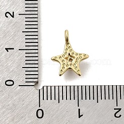 Brass Micro Pave Cubic Zirconia Enamel Pendants&nbsp;KK-L262-17G-01