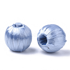 Handmade Raffia Woven Beads&nbsp;WOVE-Q077-20B-03