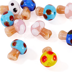 10Pcs Handmade Evil Eye Lampwork Beads&nbsp;LAMP-TA0001-95A