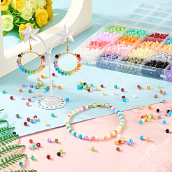 2780Pcs 20 Colors Baking Paint Glass Seed Beads&nbsp;SEED-TA0001-49