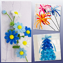 100Pcs DIY Plush Sticks&nbsp;FIND-SP0004-72I