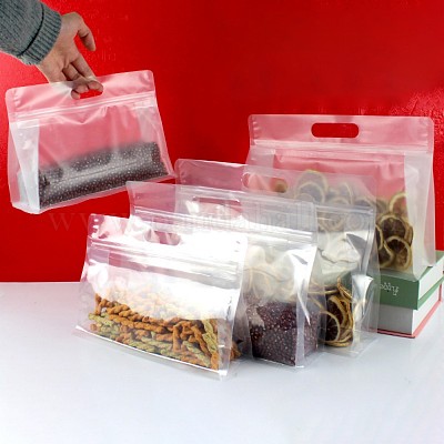 Wholesale Transparent Plastic Zip Top Bag - Pandahall.com