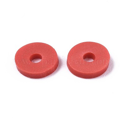 Handmade Polymer Clay Beads&nbsp;CLAY-R067-6.0mm-B30-1