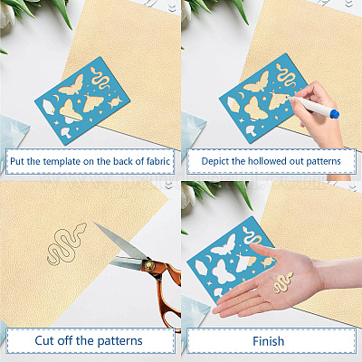 Acrylic Earring Handwork Template&nbsp;DIY-WH0359-025-1