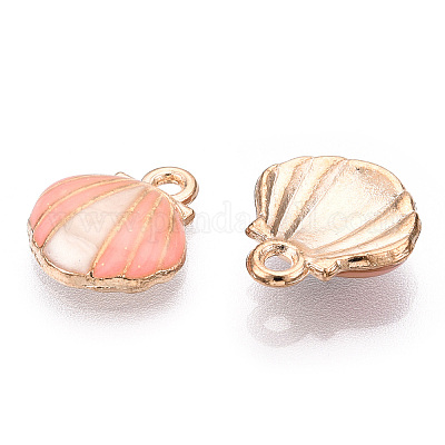 Zinc Alloy Enamel Charms&nbsp;PALLOY-I124-02G-E-1